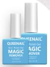 2 Pezzi Solvente per Smalto con Spingi Cuticole e Raschietti per Smalto, 15 ml Remover Semipermanente Unghie in 3-5 Minuti, Rimuove Facilmente e Rapidamente Gel Remover per Smalto