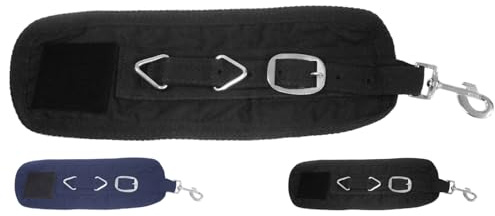 netproshop Shetty Deckenerweiterung Brusterweiterung mit Karabiner Schwarz oder Blau, Farbe:Schwarz