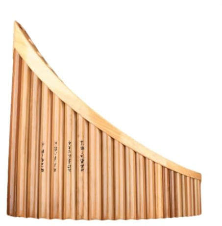 22 Pfeifen Panflöte, chinesische traditionelle Musikinstrument-Pfannenflöte, für Anfänger und professionelle Musikliebhaber (22 Röhren-C-Schlüssel)