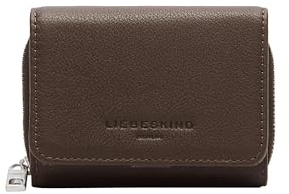 LIEBESKIND Berlin Leder Geldbörse Pablita Wallet Roasted Coconut Dunkelbraun