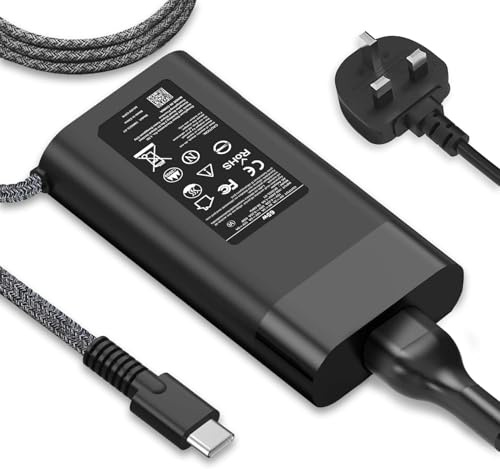 New Slim 65W 45W USB C Laptop Charger Compatible with HP Spectre x360, Spectre, Chromebook, Elitebook x360, Elitebook, Elite x2, Envyx360, ProBook Travel Type C Power Cord