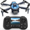 F179 Drone with 1080P Camera, 2.8 inch LCD Screen Drones, Obstacle Avoidance, 90° Electric Adjust Lens, Gesture Control, Altitude Hold, RC Quadcopter with Carry Case, Gift for Kids& Begginners