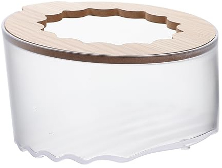 HAPINARY Hamsterbadewanne aus Kunststoff Durchsichtige Hamstersandbadewanne Hygienisches Sandbad für Hamster und Kleine Nager als Hamstersandbad und Toilettenbox Kompakt und Praktisch