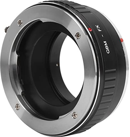 CHICIRIS Fikaz Aluminiumlegierung Objektivadapter für QBM -Montage -Objektiv, Manueller Ansatz für die Kammer Fuji FX, Light und Compact Montage, Kompatibel mit X A1, X T20, XQ1