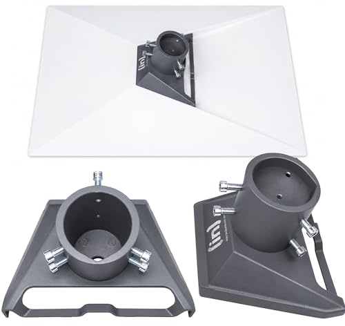 Inbrackets Adattatore per tubo resistente Gen 3 per parabola Starlink Generation 3, adatto per pali fino a 5 cm, grigio antracite, adatto per standard Gen 3/4/4X