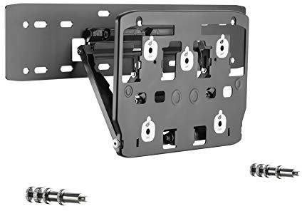 MAHARA Black TV Wall Mount - Large 75 TV Wall Bracket compatible with select Samsung Series Q7, Q8 & Q9 75 inch QLED TVs - With Tilt