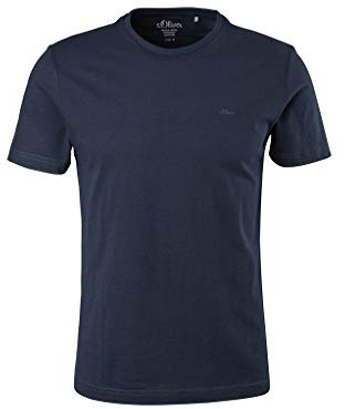 s.Oliver Herren 2119128 T-Shirt, 5978 blau, XXL