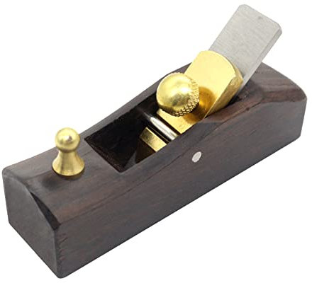 Alupre Mini Holzhobel, 13mm Mini Hobelschneider Hobel Holzwerkzeug,Winziges DIY Handhobel Holz Einhandhobel für Holzbearbeitung, Beschneiden, Holzhobeln, Oberflächenglätten