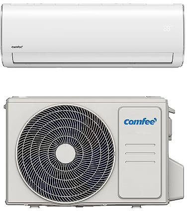COMFEE' Climatizzatore Monosplit 9000 BTU Inverter, 1 Unità Interna + 1 Unità Esterna, Condizionatore Fisso Classe di efficienza A++/A+, Kit Wi-Fi incluso, GAS R32, TROPICAL 9K
