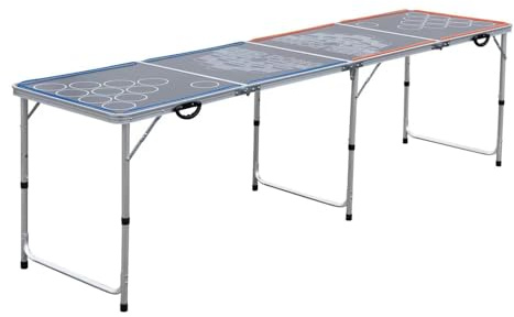 1001jouetsfr Table Beer-Pong LED 240cm Pliable
