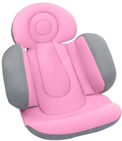 Xasbseulk Baby-Autositz, Kinderwagen-Kissen, Sitzeinlage für Kopf, Körper, Stützkissen, Kinderwagen, Thermo-Matratze, Netzgewebe, atmungsaktiv, Matte für Kleinkinder, Dusche, Kinderwagen