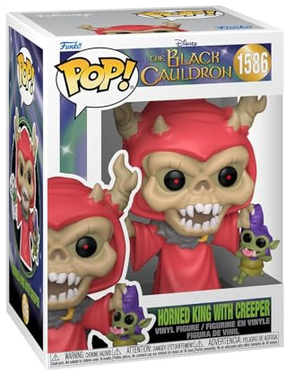 Funko Pop! Disney: The Black Cauldron - Horned King with Creeper | Merchandising Oficial de Cartoon/Animation - Figura de Vinilo Coleccionable para Decoración - Regalo Friki de Cumpleaños