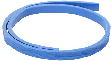 Lemoeyes Concrete Mold, Concrete Edge Form Mold Concrete Stone Rock Edge Form Liner Concrete Texturing Mold for Step, Swimming Pool, Bench, Fireplace (Blue, 1.57 W x 90.55 L x 0.79 T)