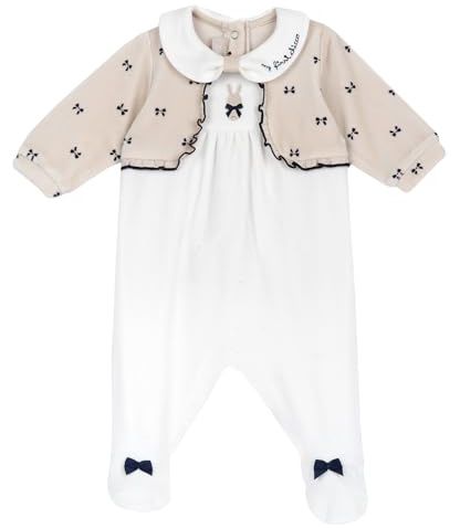 Chicco, Tutina Neonato e Neonata in Calda e Morbida Ciniglia, con Comoda Apertura a Patello, Ideale per l'inverno, Abbigliamento Bambino e Bambina 0-24 Mesi, Designed in Italy