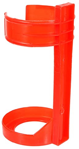 HOMSFOU Fire Extinguisher Wall Mount Bracket Hooks Wall Mounting Bracket for Small Fire Extinguisher