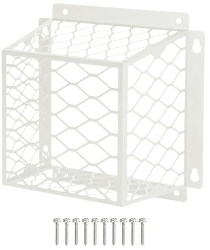 Housse de ventilation extérieure pour sèche-linge – Bouclier d'échappement robuste, protection de conduit d'extérieur | Grille anti-oiseaux en acier galvanisé, durable et résistant aux intempéries