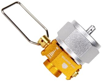 QUXVUIS Gaskartuschen Adapter für Grillkocher – Unverzichtbarer Propangasanschluss, leicht und einfach zu transportieren – Ideal für alle Outdoor Kochbegeisterten und Picknick Gaskartuschen