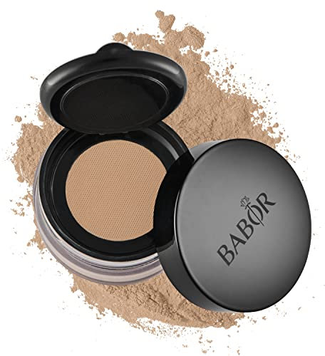 BABOR MAKE UP Mineral Powder Foundation, loser Puder aus mineralischen Pigmenten, mit guter Deckkraft, besonders hautverträglich, 20 g, Farbe - 02 medium