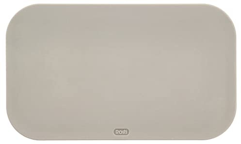 Rosti Choptima Schneidebrett, Küchenbrett, Brotschneidebrett & Servierbrett, Besonders Hygienisch, Spülmaschinenfest, aus Kunststoff, 26,5 x 16 x 1 cm, Humus