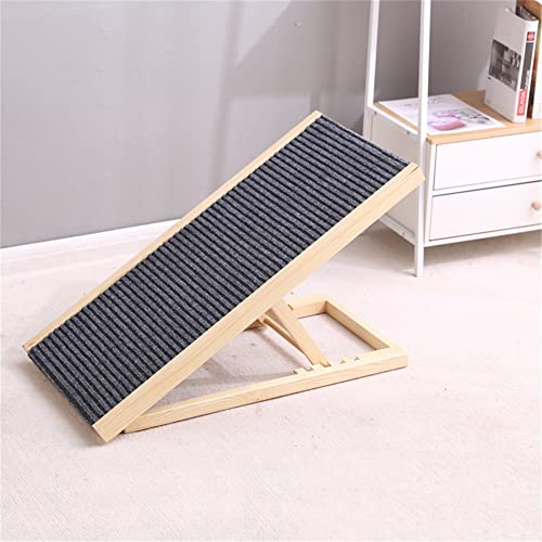 vijian Haustiertreppenrampe aus Holz, Haustiertreppe, Faltbare Hundetreppe und Rampe, perfekt für Betten und Autos, tragbare Hunde-/Katzenleiter