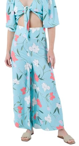 Hurley Meta Sportswear LLC Pantalón Pierna Ancha Mujer - Poppy