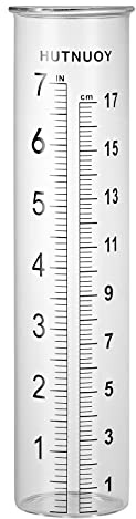 HUTNUOY Regenmesser, Ersatzrohrglas für Außenbereich, Garten, Hof, Haus, Lippen-Design, beste Bewertung, leicht zu lesen, 1 Stück