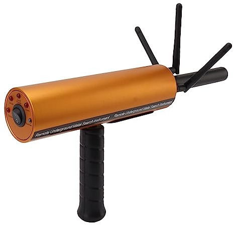 AKS Metalldetektor, 1200 Meter Reichweite, 25 M Tiefe, Hochpräziser Goldortungs-Schatzscanner mit 3 Antennen, Wiederaufladbarer Fernsuch-Metallsucher-Scanner für Gold, Silber