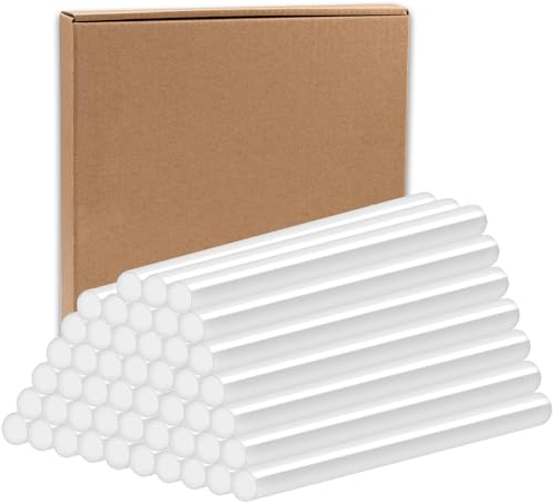 Colla a Caldo Colla a Caldo Ricariche 11mm Ricariche Colla a Caldo Colla a Caldo 11x190 mm Transparente con la Maggior Parte delle Pistole Fai da Te Creativo 48 Pezzi