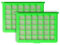 vhbw set da 2x filtro compatibile con Rowenta RO5253OA/4Q0, RO525301/4Q0, RO5253EA/4Q0 aspirapolvere - Filtro HEPA anallergico