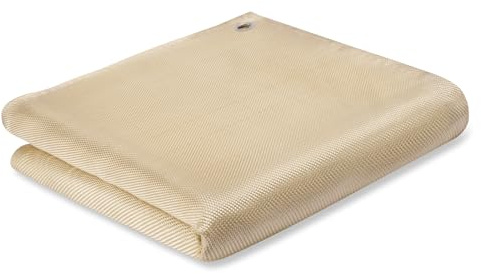 kanhiro Fiberglass Welding Blanket for Smoker - 4x6 ft Heavy Duty Welders Blanket, 1022 °F Fire Retardant Blanket, Insulation Blanket for Industrial, Smoker, Camping, Grill