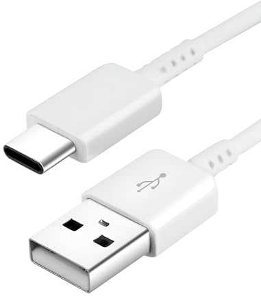 TEQY Cavo USB-C 120 cm Compatibile con Samsung Galaxy A36 A56 A26 A16 A35 A52s A53 A15 A55 A05s A34 A14 A25 A54 A41 A02s A52 5G A51 A42 A12 A31 A21s A70 A50 A71 A8 2018 A80 A20e android auto