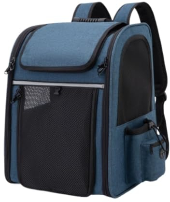 Haustier Tasche Haustier Rucksack Katzenrucksack Großer Katzen-Rucksack, Erweiterbarer Haustier-Rucksack Für Kleine Hunde, Katzen, Hunde-Rucksack Hunderucksack Katzentasche Haustier Rucksäcke ( Color