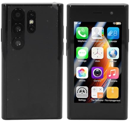 Mini 4G Smartphone, 3.0 Inch Touchscreen Dual SIM Unlocked Cell Phone, 2GB 16GB Compact Mobile Phone for 9.0, 5MP 2MP Camera Mini Smartphone for Teens