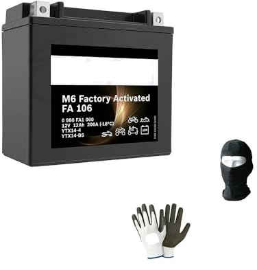 KOMPATIBEL MIT TGB Blade LE 325 Jahr 0000 al 0000 YTX14-BS Gel SLA Batterie BEREIT ZUM VERWENDEN BEREITS GELADENE AKTIVE BATTERIEN 12 AH 12 Volt 150X87X145MM