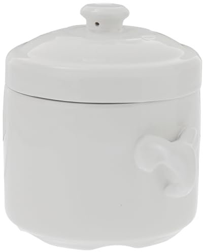 CONGARTENO Ciotola Per Stufato in Ceramica Con Coperchio Pentola Per Zuppa Da Cucina Contenitore Ceramico Per Alimenti Caldi