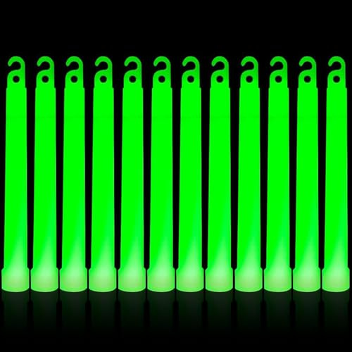 Cisixin Lot de 25 bâtons fluorescents ultra lumineux pour fête