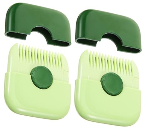 NOLITOY 2pezzi Pettine Tagliacapelli Manuale per Rifinire e Rimuovere le Doppie Punte Strumento per Taglio Capelli Portatile Adatto Casa per Styling per Donne e Ragazze