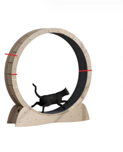 YGDYFDC Cat Wheel Katzenlaufband, Katzenlaufrad, Sportrollenspielzeug, Vier Jahreszeiten, Großes Katzenklettergerüst, Heimtierbedarf, Katzenspielzeug, Leise Katzenlaufrad(S)