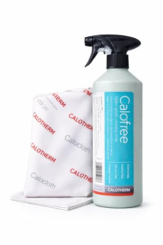 Screen Cleaning Kit by Calotherm – Premium Screen Cleaner Spray & Large 48×36cm Microfibre Cloth – Safe for TV, Laptop, Computer, Monitor, Phone, Tablet & Glasses