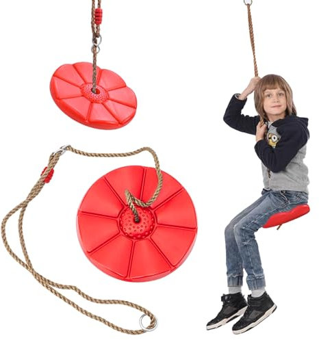 Balancoire Exterieur, Balançoire en Corde d'escalade pour Enfant, Siege Balancoire avec Corde Balancoire Réglable, Balancoire Adulte pour Jardin Intérieur/Extérieur, Portée Maximale 150 kg