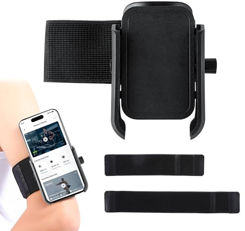 Fascia Porta Cellulare Running, Porta Telefono Corsa Porta Cellulare Braccio, Porta Cellulare da Braccio Porta Smartphone Running, Staccabile a 360° per Jogging