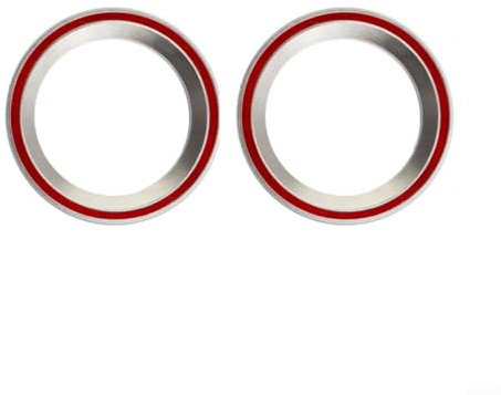2 rodamientos de bolas de acero para auriculares de bicicleta de 40 x 52 x 8 mm con cubierta de sellado de goma eficiente