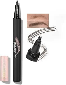Anglicolor Lápiz Cejas Microblading – Textura Pelo Real, Aplicación Sin Esfuerzo,lapiz de cejas,Impermeable Anti-Manchas,24 h Duración (01 CARAMEL BLONDE)