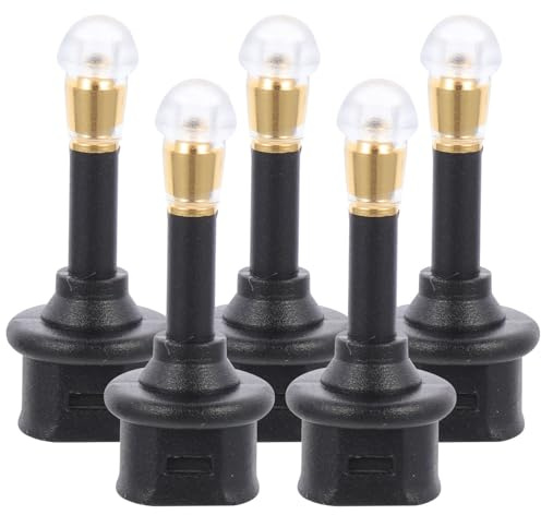 HONMEET Adattatore Audio Ottico Digitale da 3,5 Mm, Connettore Jack 3,5 Mm a Fibra Ottica, Set 5 Pezzi Nero, Compatibile Dispositivi Audio Domestici e Cuffie, Protezione Sovratensione