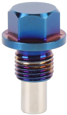 SENECESLI Tapón Magnético de Drenaje de Aceite, Perno de Drenaje de Aceite de Motor Universal M12x1.25 con Imán Fuerte para Mantenimiento de Vehículos, de, Tuerca de Sumidero de Aleación de Ti