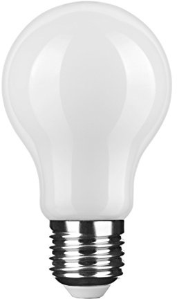 NuLoXx LED Filament Bulb matt/frosted/milky A60 E27 6W/840 4000K kaltweiß/neutralweiß, 760 LM, AC 220-240, 360° Abstrahlwinkel