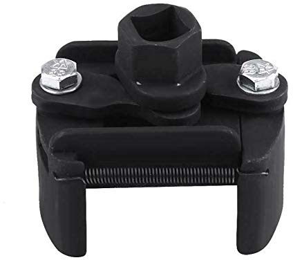 Ölfilter-Entferner, Supertool 60–80 mm, verstellbarer Filterschlüssel, Zwei-Krallen-Ölfilterschlüssel, Steckschlüssel-Entferner, Werkzeug, schwarz