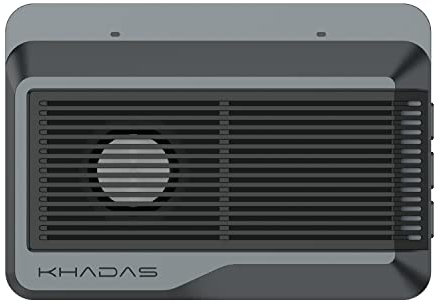 Khadas Edge2 Pro ARM Mini PC Barebone with RK3588S Single Board Computer, ARM Mali-G610 MP4 GPU, 6 TOPS AI NPU, Wi-Fi 6, Bluetooth 5.0, 8K HD Display & Decoder, 4K UI & 4 Independent Display