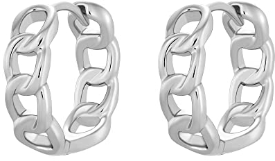 Heideman Ohrcreole Elina Damen aus Edelstahl silber farbend poliert Ohrstecker hängend für Frauen