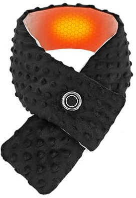 FERNIDA Beheizter Schal, Heizschal mit 4000mAh Batterie für Damen Herren, USB Electric Winter Schal Windschutz Nackenwärmer